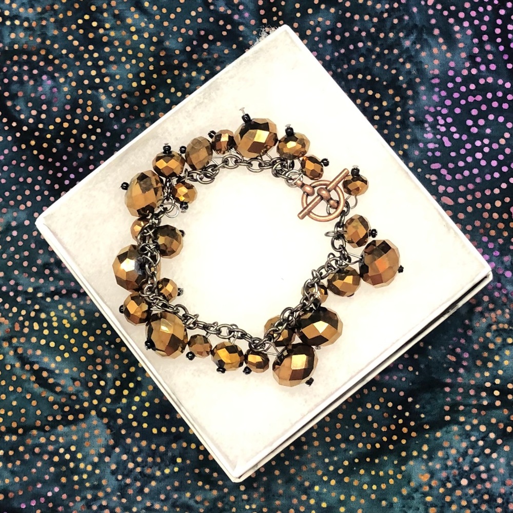Bronze & antique gold bracelet